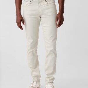 Men’s NWT GAP Beige GapFlex Slim Travel Jeans